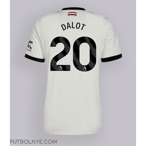 Camiseta Manchester United Diogo Dalot #20 Tercera Equipación 2024-25 manga corta